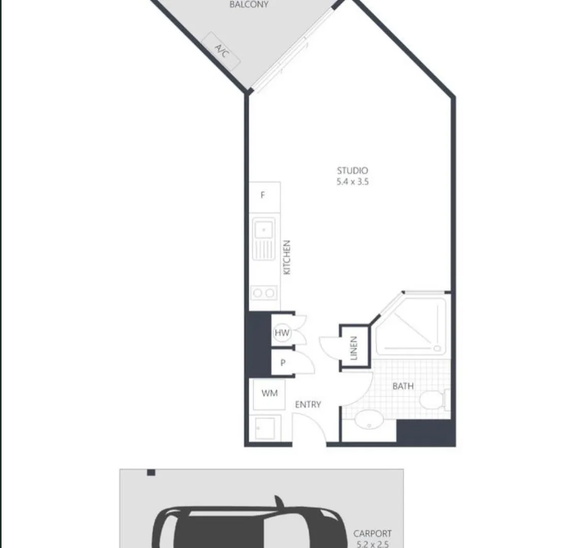 Apartment Alex Resort Studio Small Ocean View Alexandra Headland Australia